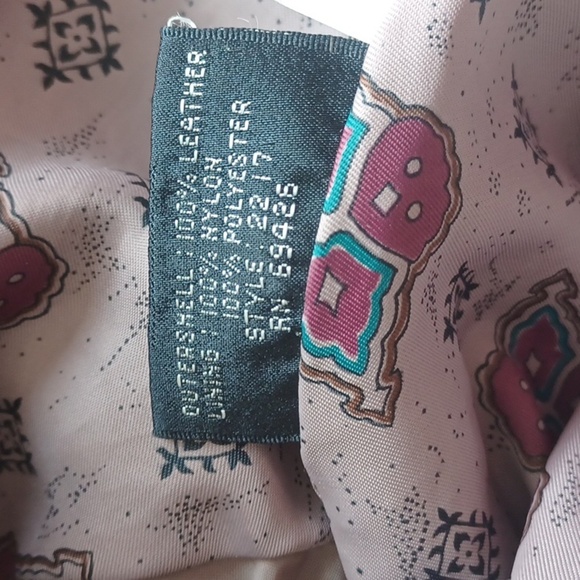 Vintage 80’s Cropped Leather Jacket Tan Suede Size Medium, zip out lining - Picture 12 of 12